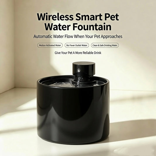 Automatic Pet Water Dispenser - 無線智能寵物水噴泉,為你的寵物提供自動飲水